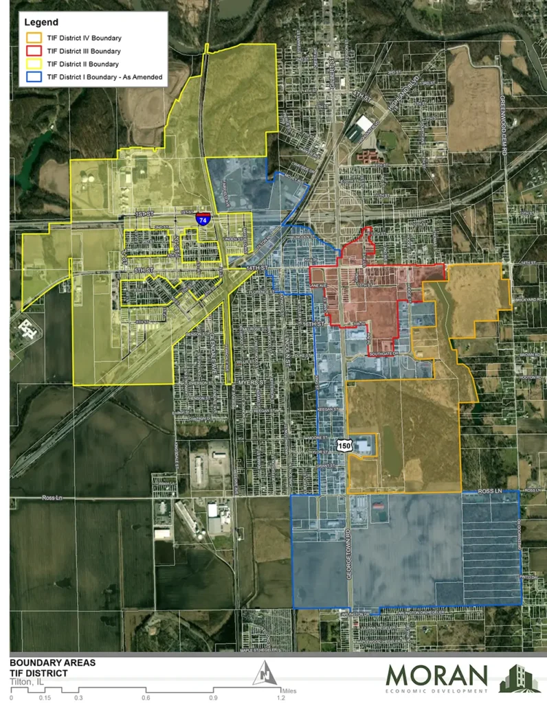 Tilton TIF Boundaries 04 2023