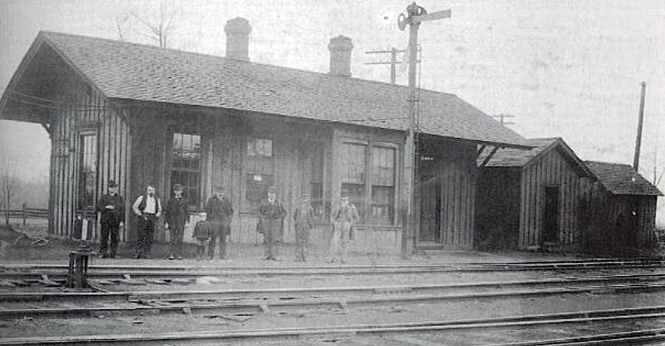 Tilton Train Station Vintage