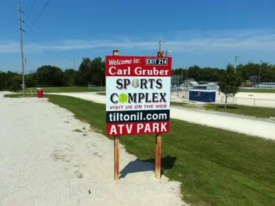 Carl Gruber Sports Complex Sign