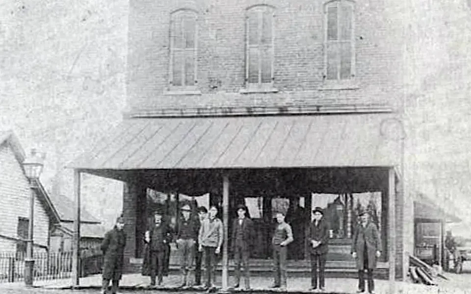 John Mcvey Store And Post Office Tilton Il