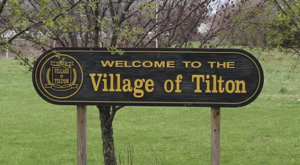 Village Of Tilton Sign